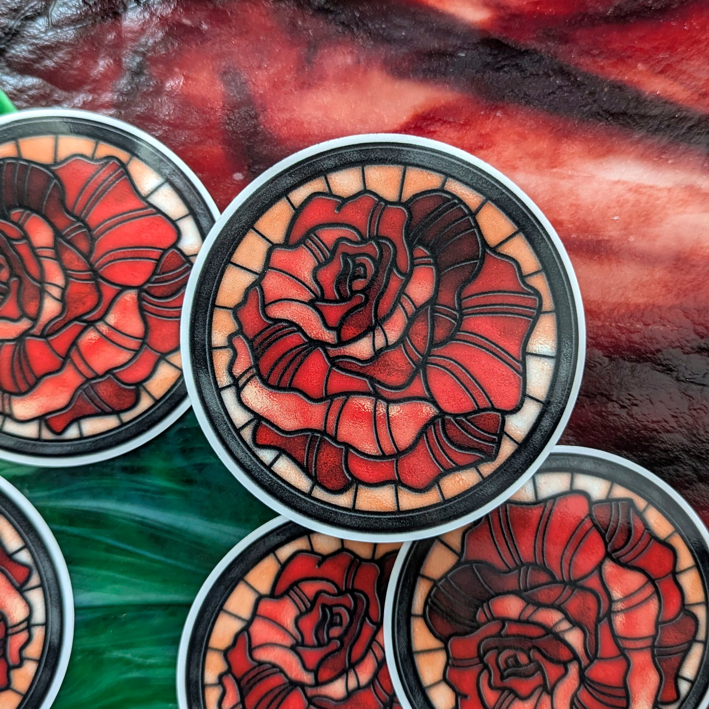 Aufkleber "Rose"